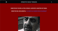 Desktop Screenshot of ernestorassitangos.com